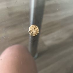 Gold Nugget Earring ( Men’s )