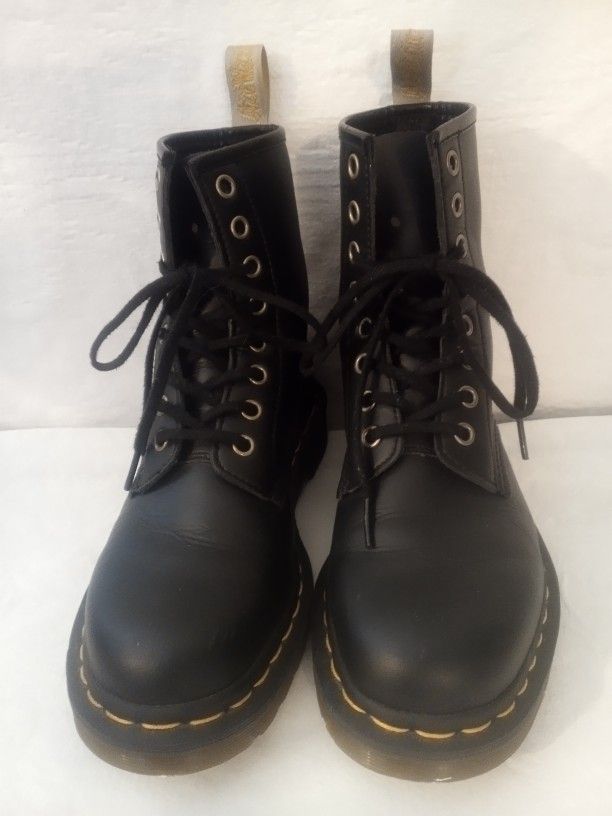 Dr. Martens Unisex 1460 Fashion Boot | Black Blizzard WP, 6 US Women 5 US Men