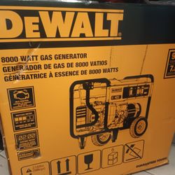 DeWalt 8000 Watt Gas Generator 