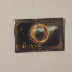Nice Lord of the Rings Pin Back Button