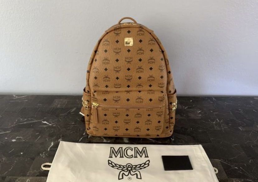 MCM Backpack “Cognac Studded”