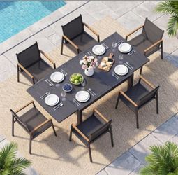7-Piece Outdoor Patio Dining Set