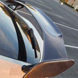 Civic Type R FL5 OEM Style Red Carbon Fiber Wing 