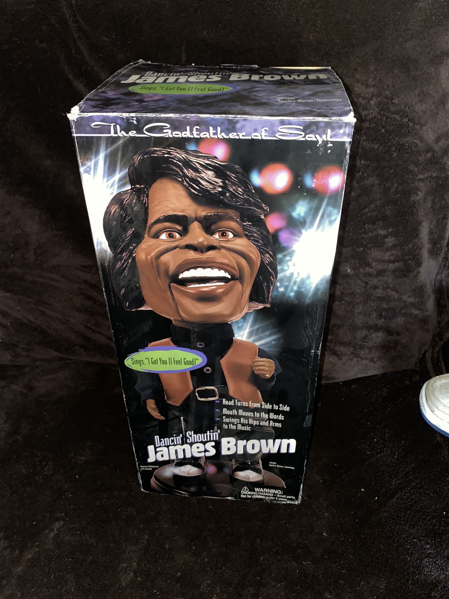 New James Brown Singing & Dancing 20” Figure New in Box Never Taken out.