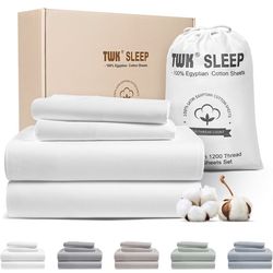 Long-Staple Cotton Bedding Sheets Set