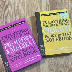 The High School study guide notes : Pre Algebra & Algebra 1 - Chemistry 