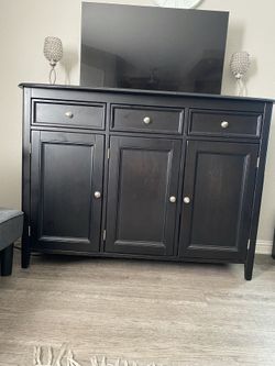 FREE- TV Table Stand With Side Tables.