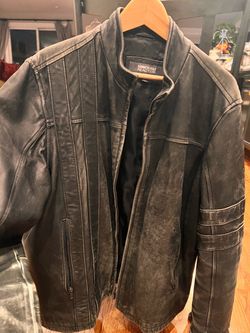 Kenneth Cole Reaction Leather Moto Jacket