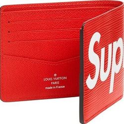  SUPREME X LOUIS VUITTON WALLET 