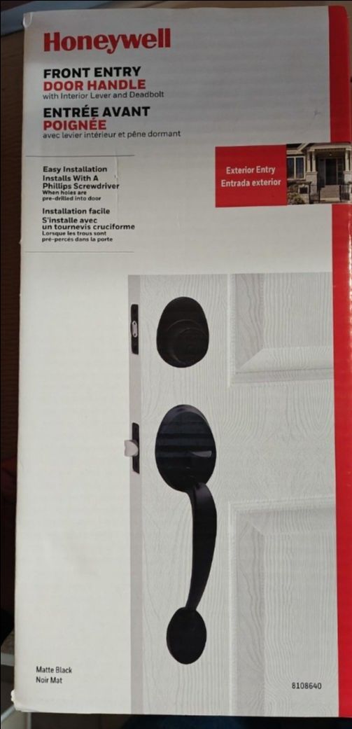 Entry Door Lock w/ Dead bolt