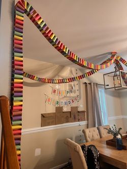 Paper garland made to order