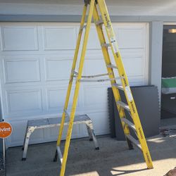 8 Foot Fiberglass Husky Ladder