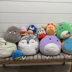 Squishmallows - $15 / $10 / $5