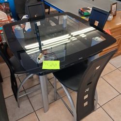Glass Dining Table And Chairs 