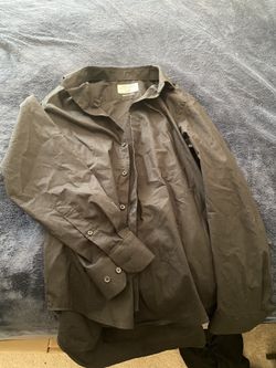Black men’s dress shirt