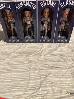 Dodgers starters series bobbleheads collection