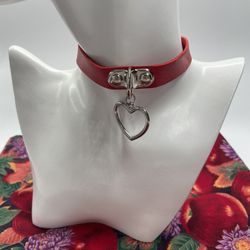Red Band Heart Choker 