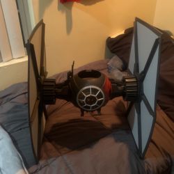 2015 Star Wars Black Series Tie Fighter with 2 6Inch Figures Included 