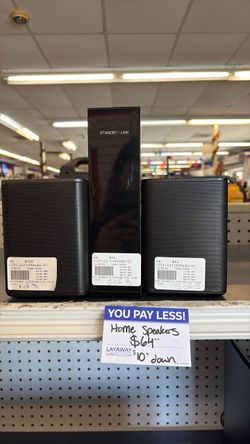 Black Home Speakers Set of 3