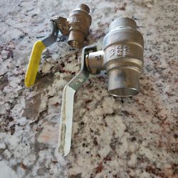 1inch And 1/2 Inch Brass Ball Valves