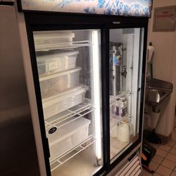 Double Door Glass Cooler 