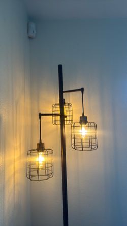 Bronze floor lamp