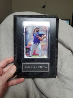 Jake Arrieta In Plaque