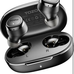 Brand: TOZO TOZO E1 Wireless Earbuds Build in Mic Clear Calls Ergonomic Light Weight Bluetooth 5.3 in Ear Headphones IPX6 Waterproof Premium Stereo So