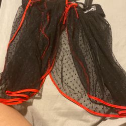 Black And Red Lingerie Size 1X
