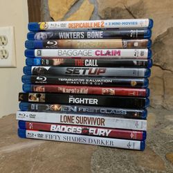 13 Blu- Ray DVD Movies 🍿 🎥 