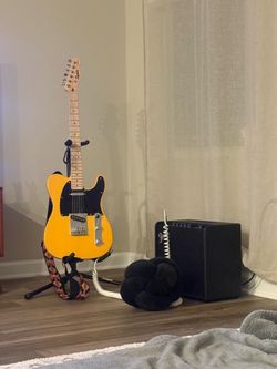 Telecaster fender mustang and hard case