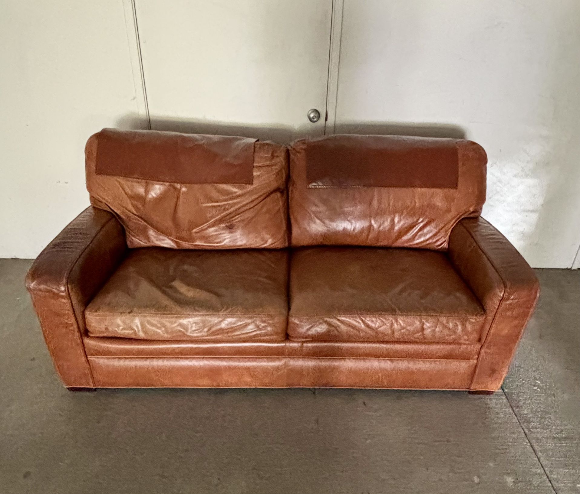 Leather Sleeper Sofa
