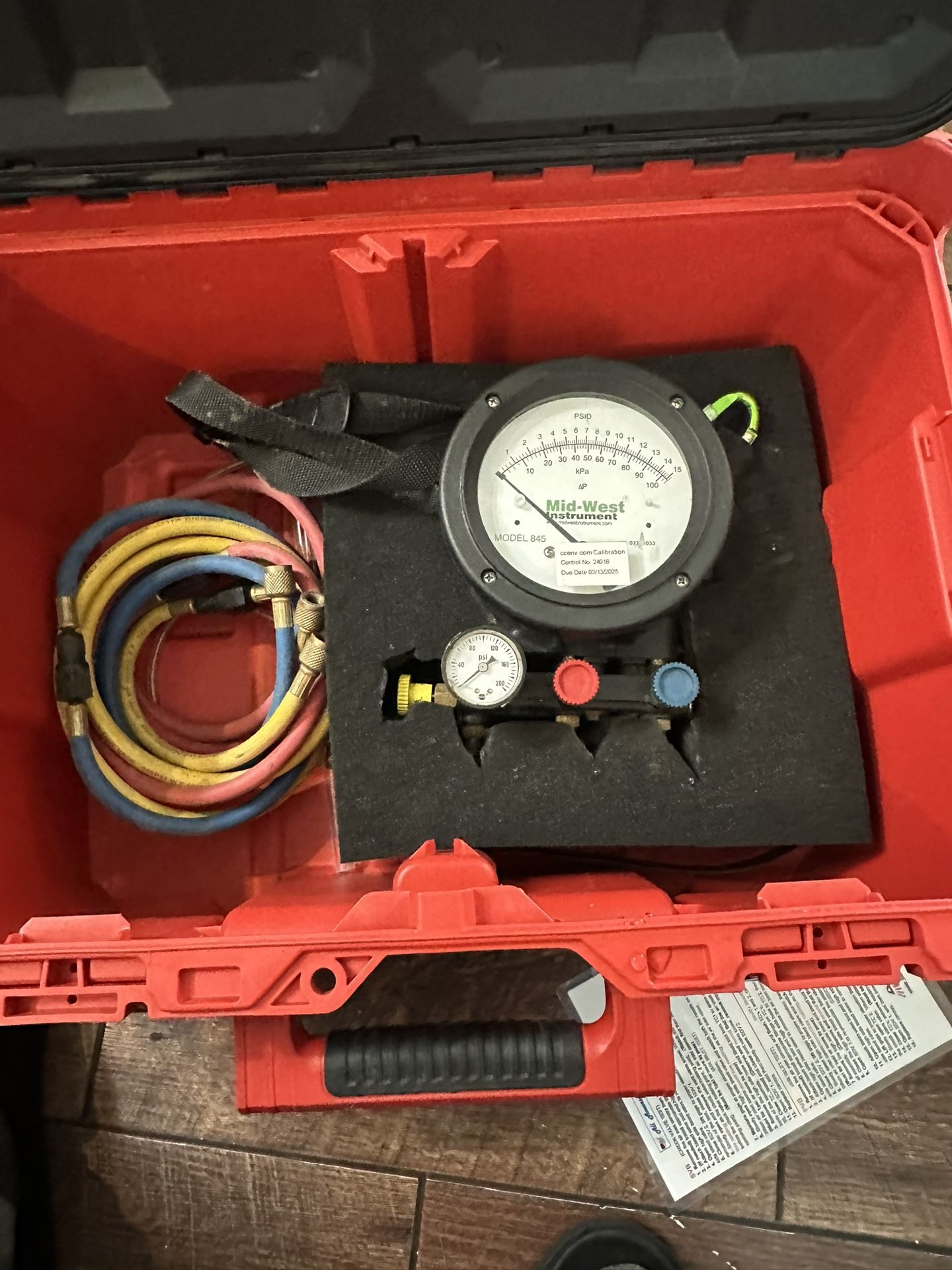 Midwest Backflow Test Gauge