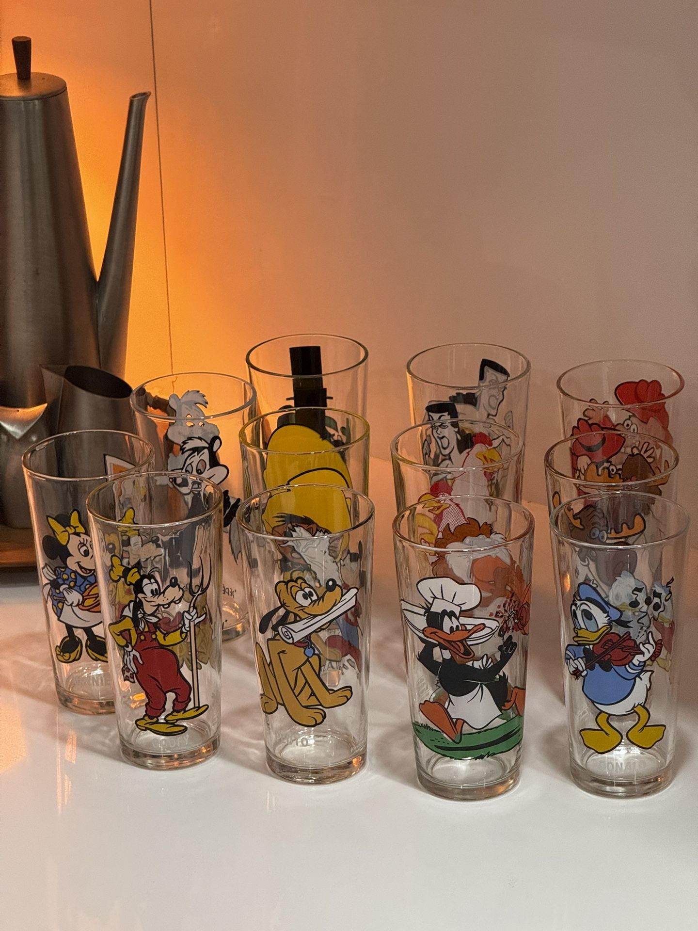Vintage 1973 Pepsi Collection Glasses be of 12 All Different