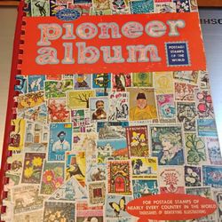 Vintage Pioneer Album Postage Stamps of The World