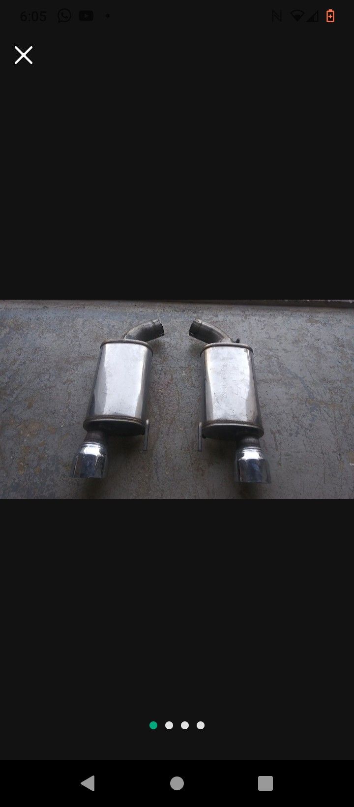 2015 To 2019 Mustang GT Magnaflow Street Series Muflers