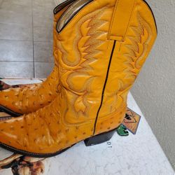 Mens Cowboy Boots Size 7.5
