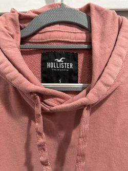 Hollister pink hoodie 2025 mens
