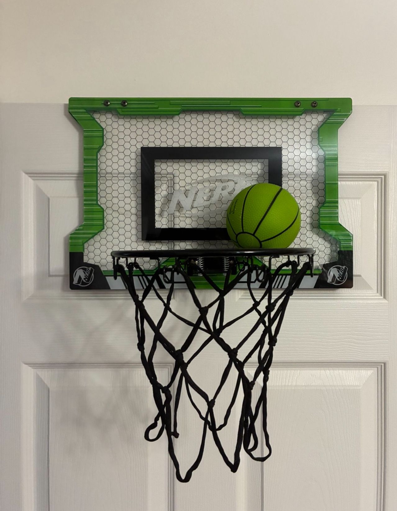 New Basketball Mini Hoop Nerf, Steel Rim For Dunking - Over The Door