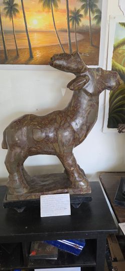 Antiques and collectibles 200 lb Jasper deer
