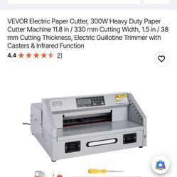 Vevor Electric Paper Cutter 