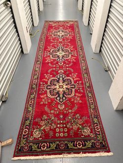 Vintage Persian Tabriz runner