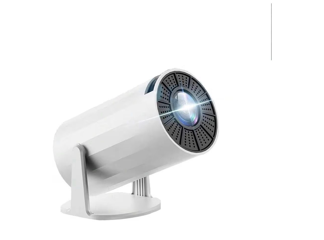 🔥Brand new🔥 Projector With WIFI 6 And Bluetooth, 4K Support Smart Portable Projector 180° Rotatable 130'' Screen Movie Projector Auto Keystone For M