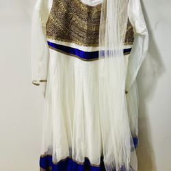 White Anar Koli Dress