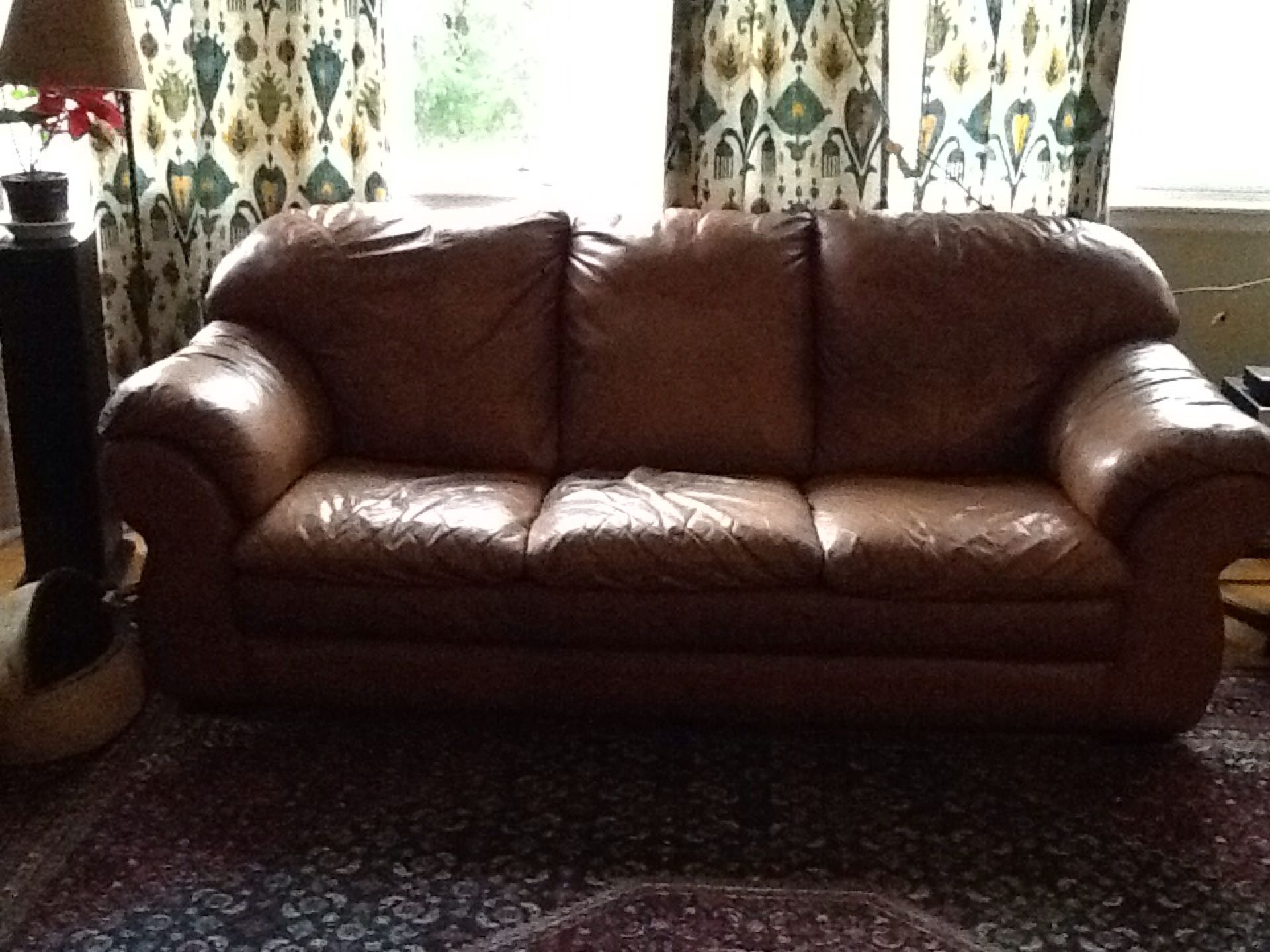 Leather couch