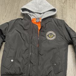 Boys Ring Of Fire Bomber Jacket