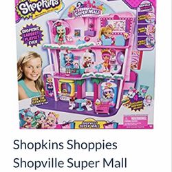 Shopkins Super Mall + 6 Dolls & Furniture 