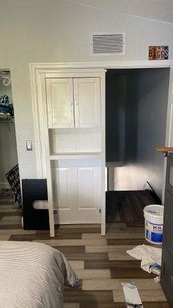 IKEA bathroom over toilet shelf unit