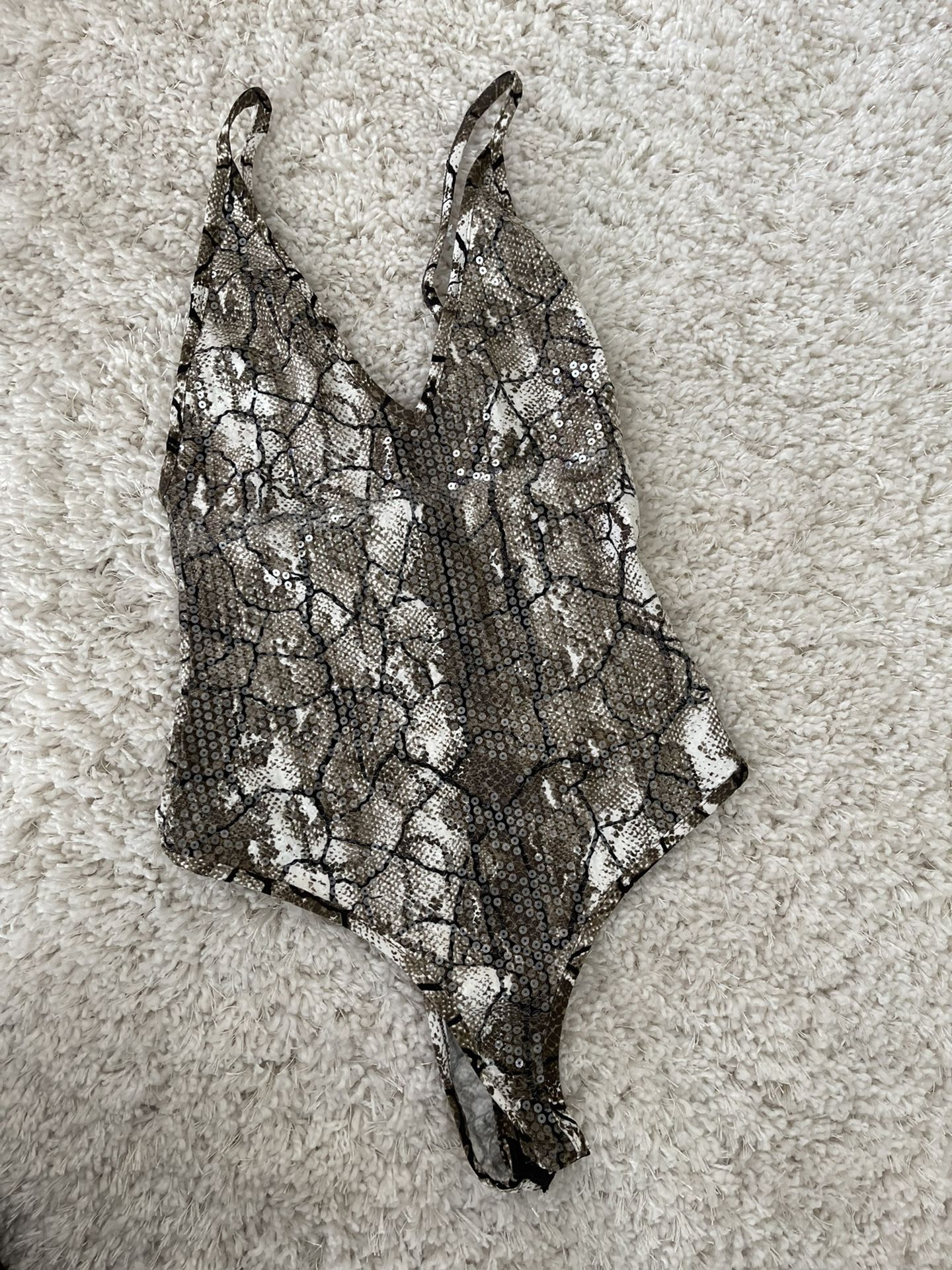 Snake skin Bodysuit