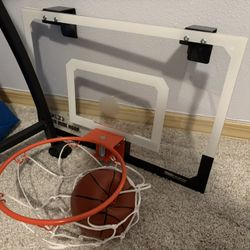 Kids Over-the-Door Mini Basketball Hoop with Ball